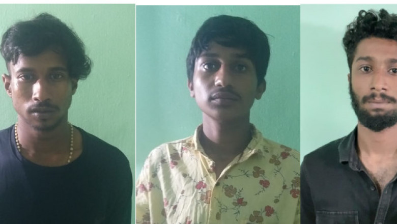മൊബൈൽ ഫോണും, ജാതിക്കായും മോഷ്ടിച്ച കേസിൽ മൂന്നുപേർ അറസ്റ്റിൽ.