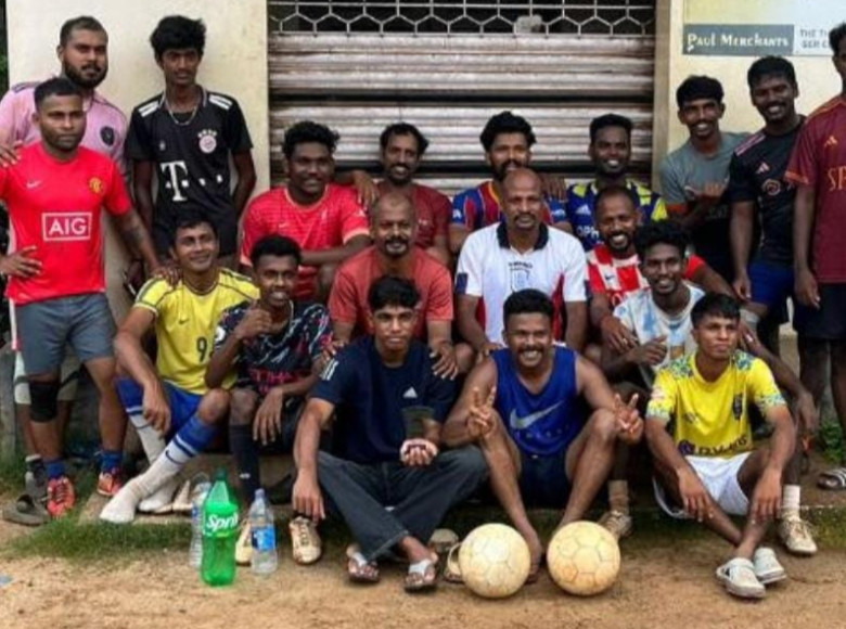 തൈകാട്ടുശ്ശേരിയിലെ യുവാക്കൾക്ക് ലഹരി മിശിഹയുടെ കാൽപന്തുകളി