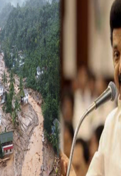 വയനാട്ടിലെ ഉരുള്‍പൊട്ടല്‍ ; അഞ്ചു കോടി രൂപ ധനസഹായം പ്രഖ്യാപിച്ച് തമിഴ്‌നാട്