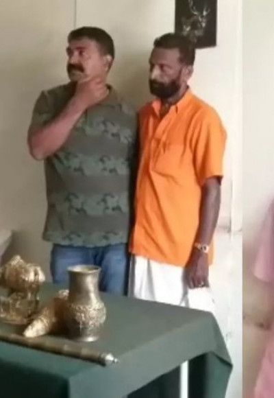 25 ലക്ഷം രൂപയ്ക്ക് ആനക്കൊമ്പിൽ തീർത്ത രണ്ടു വിഗ്രഹങ്ങൾ; തൊടുപുഴയിൽ മൂന്നുപേർ പിടിയിൽ
