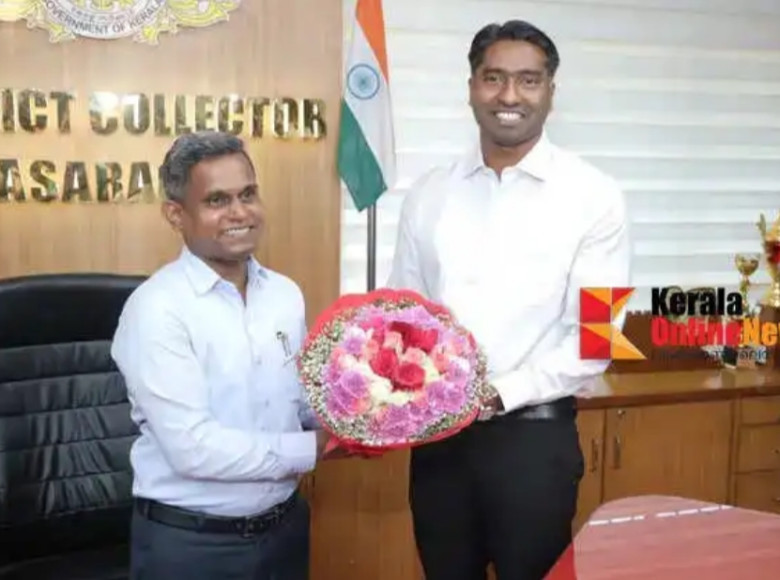 കാസര്‍കോട് ജില്ലാ കളക്ടറായി അര്‍ജ്ജുന്‍ പാണ്ഡ്യന്‍ ഐ എ എസ് ചുമതലയേറ്റു