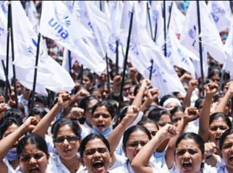 സംസ്ഥാനത്തെ സ്വകാര്യ ആശുപത്രിയിലെ നഴ്സുമാര്‍ സമരത്തിലേക്ക്, 490 ഓളം ആശുപത്രികളെ ബാധിക്കുമെന്ന് യുഎൻഎ, മിനിമം വേതനം ഉറപ്പാക്കണമെന്ന് ആവശ്യം